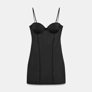 ZARA SHORT POLYAMIDE BLEND DRESS